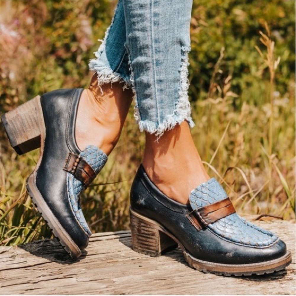 Barely worn Freebird by Steven Blue and Brown Women's Shoes